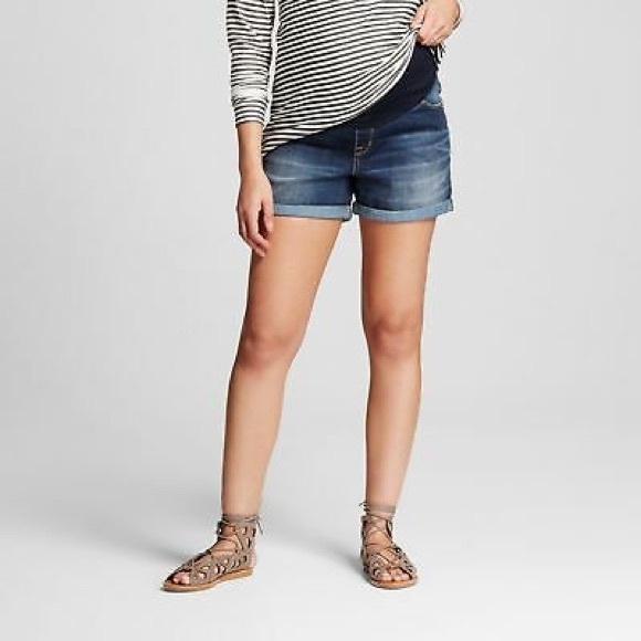 Liz Lange Maternity Distressed Denim 